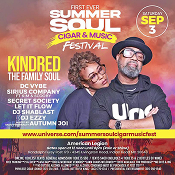 Summer Soul Cigar & Music Festival flyer