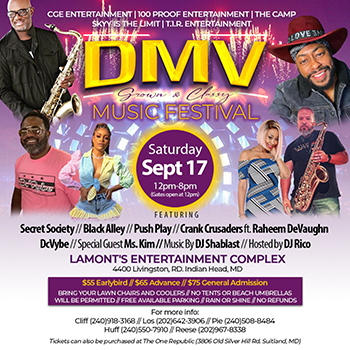 DMV Grown and Classy Music Festival flyer